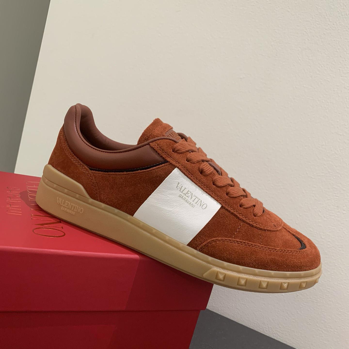 Valenti Upvillage Low Top Sneaker In Split Leather And Calfskin Nappa Leather - DopestKickz
