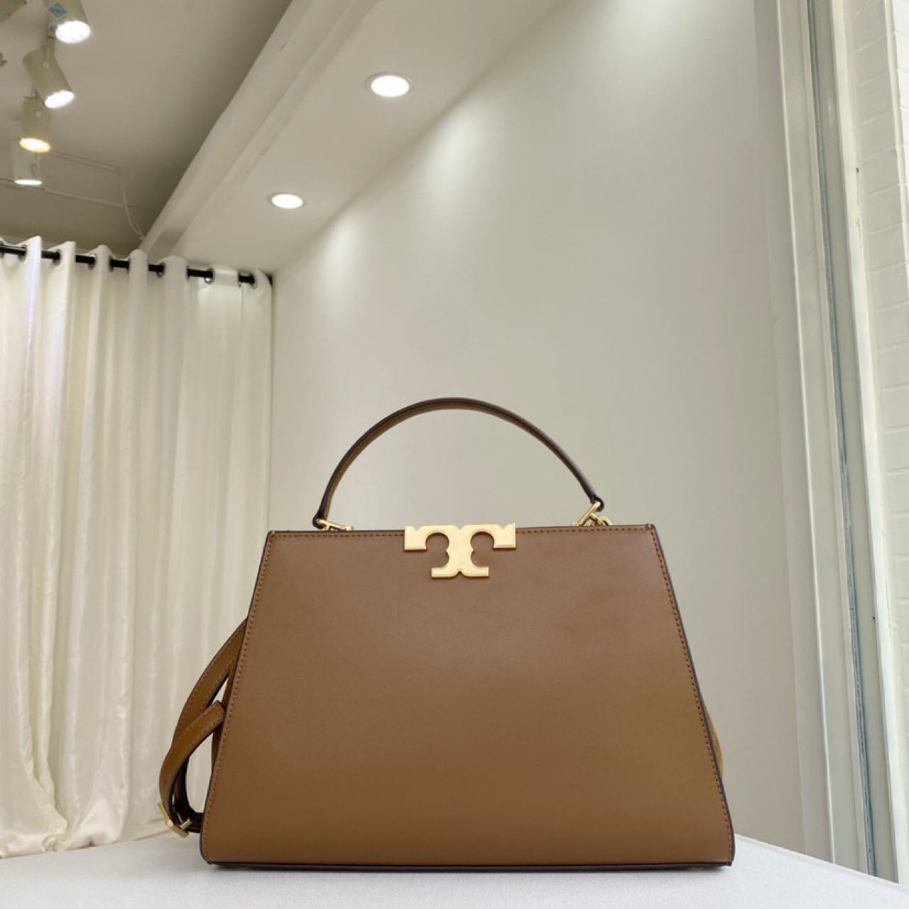 ToryBurch Eleanor Leather Tote Bag   32-22-12cm - DopestKickz