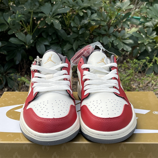 Air Jordan 1 Low SE “Year of the Dragon” Sneaker   FJ5735-100 - DopestKickz