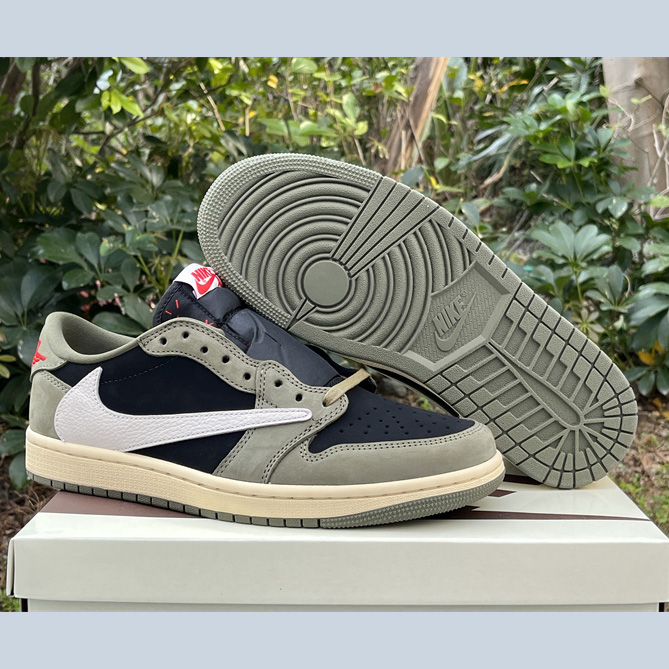 Travis Scott x Air Jordan 1 Low OG Sneaker      DM7866-002 - DopestKickz