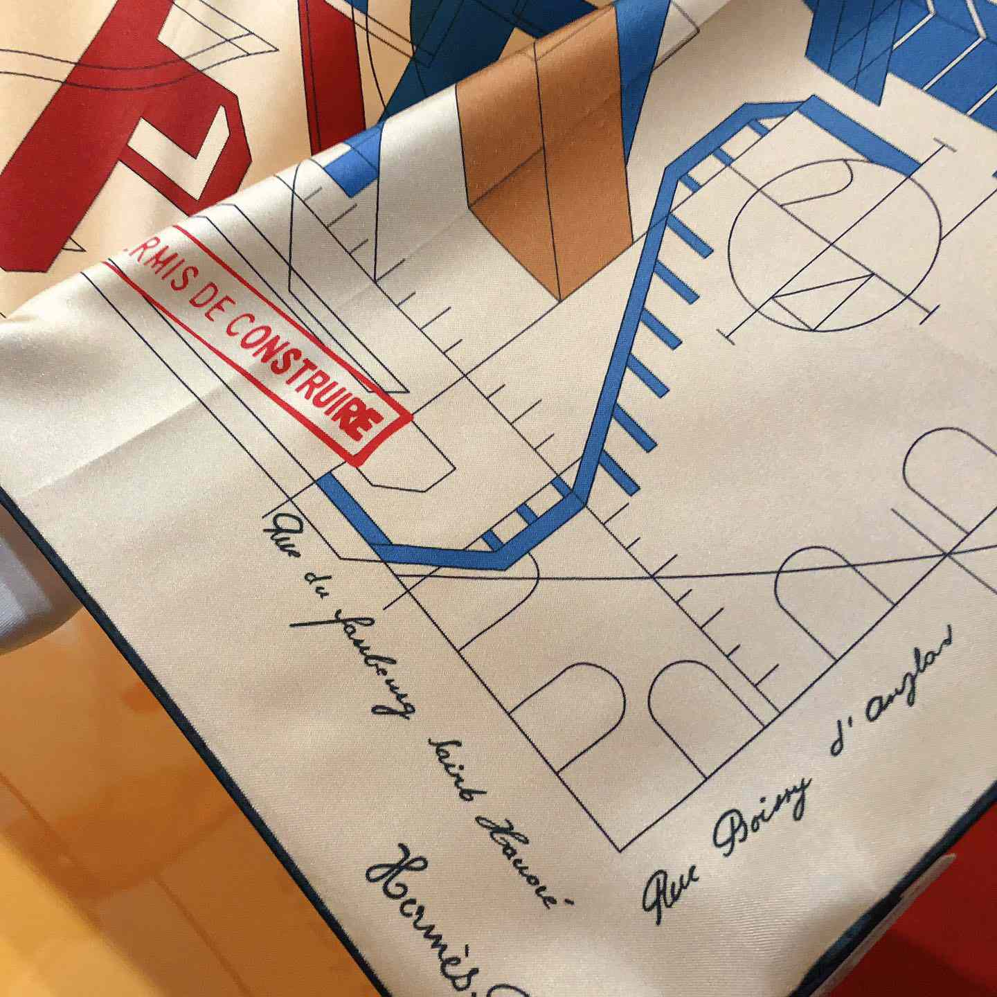Hermes Permis De Construire Scarf - DopestKickz