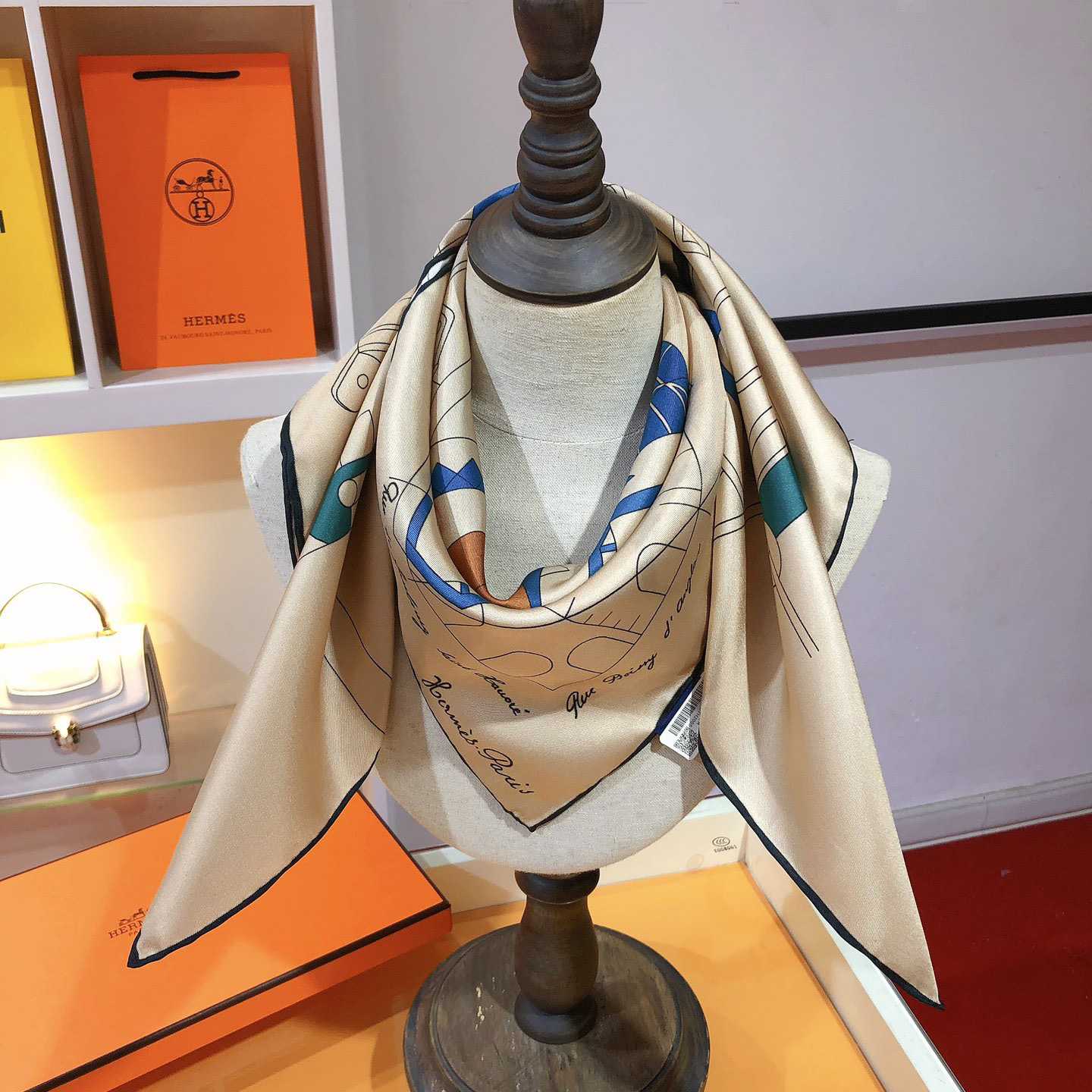 Hermes Permis De Construire Scarf - DopestKickz