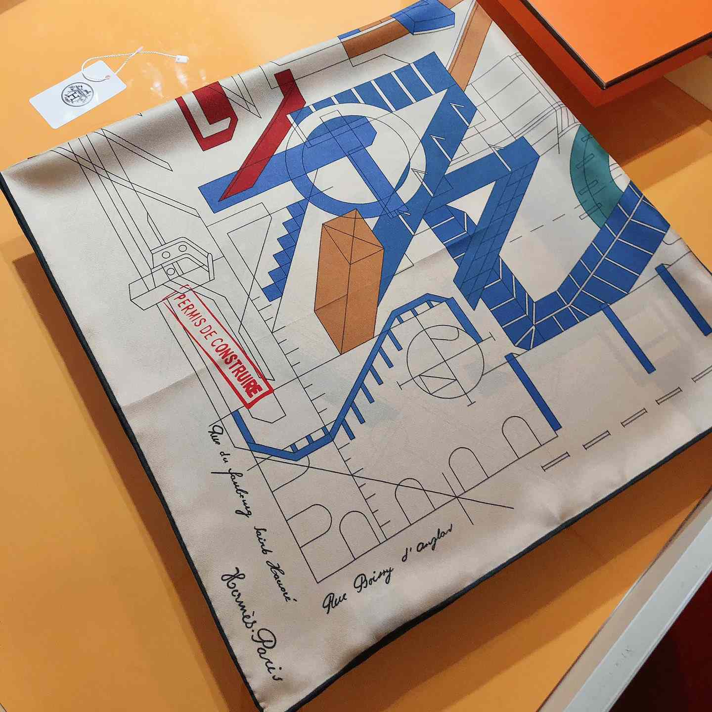 Hermes Permis De Construire Scarf - DopestKickz
