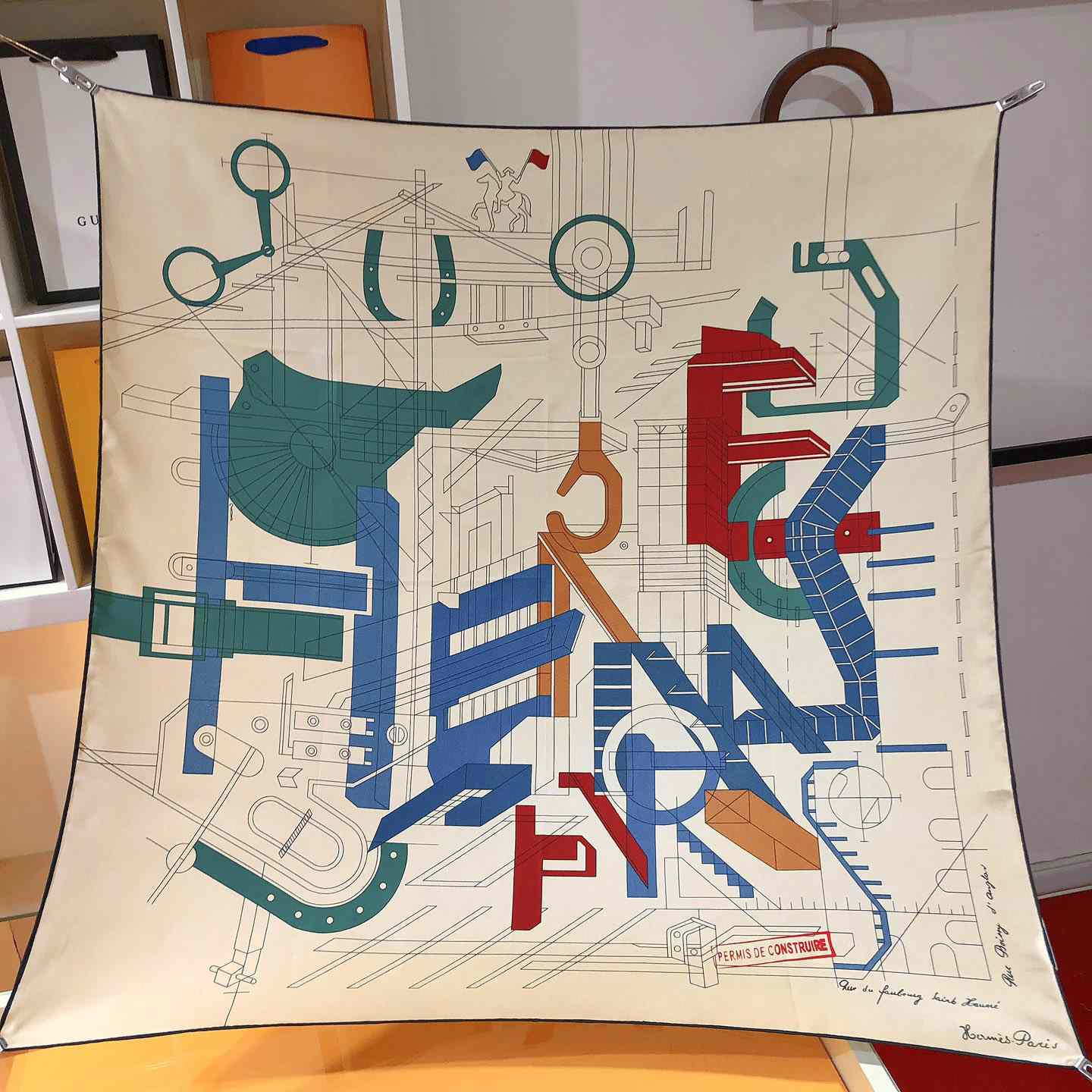 Hermes Permis De Construire Scarf - DopestKickz