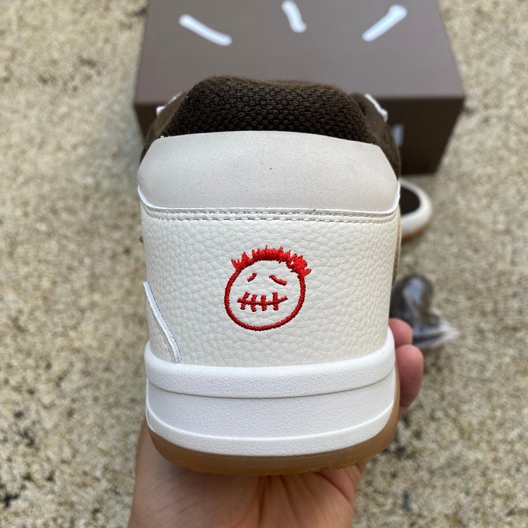 Travis Scott x Jordan Executive The Check Sneaker    fz8117-100 - DopestKickz