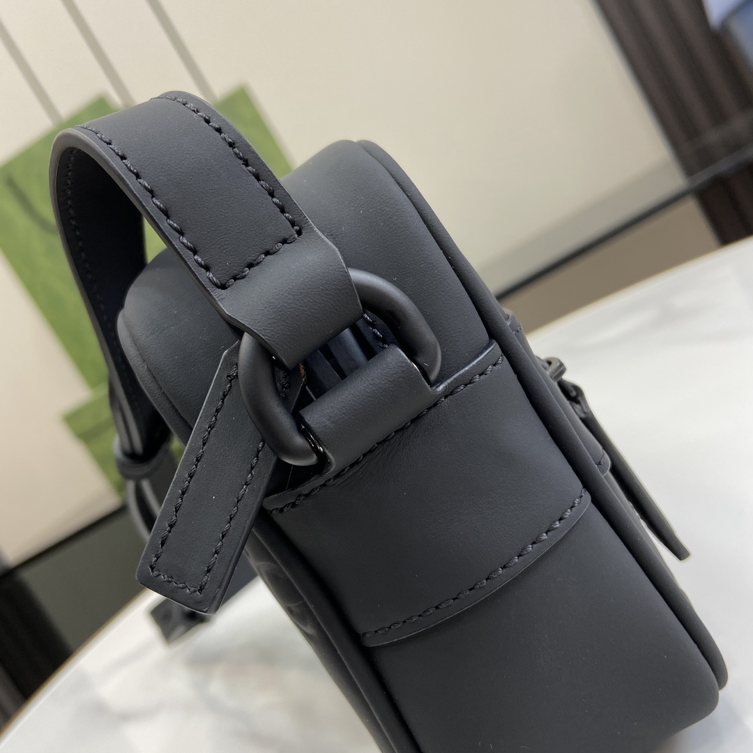Gucci GG Rubber-effect Mini Shoulder Bag - DopestKickz