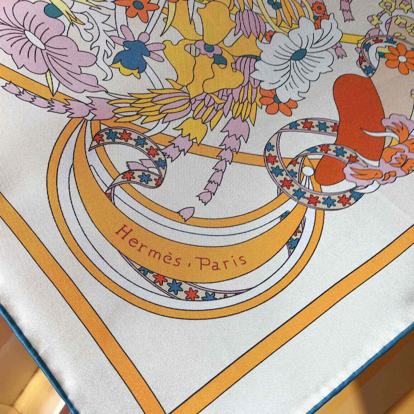 Hermes La Danse Du Printemps Scarf   90cm - DopestKickz