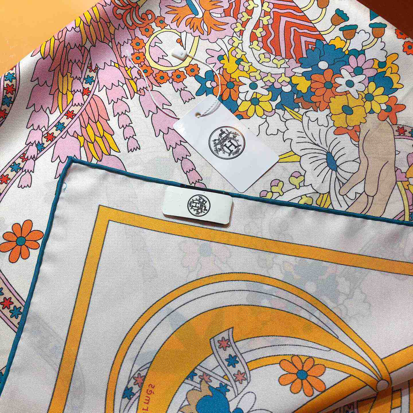 Hermes La Danse Du Printemps Scarf   90cm - DopestKickz