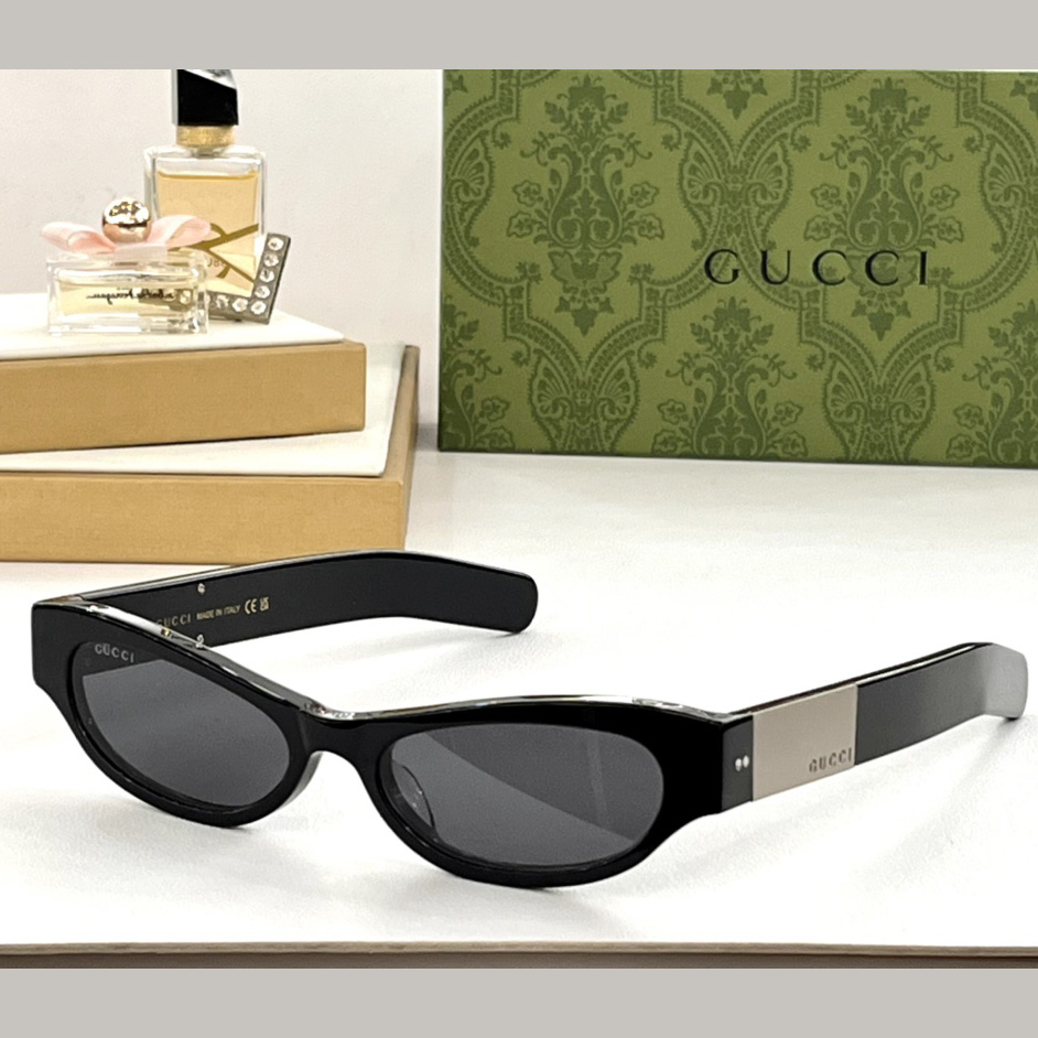 Gucci Logo-engraved Cat-eye Frame Sunglasses    GG1635S - DopestKickz