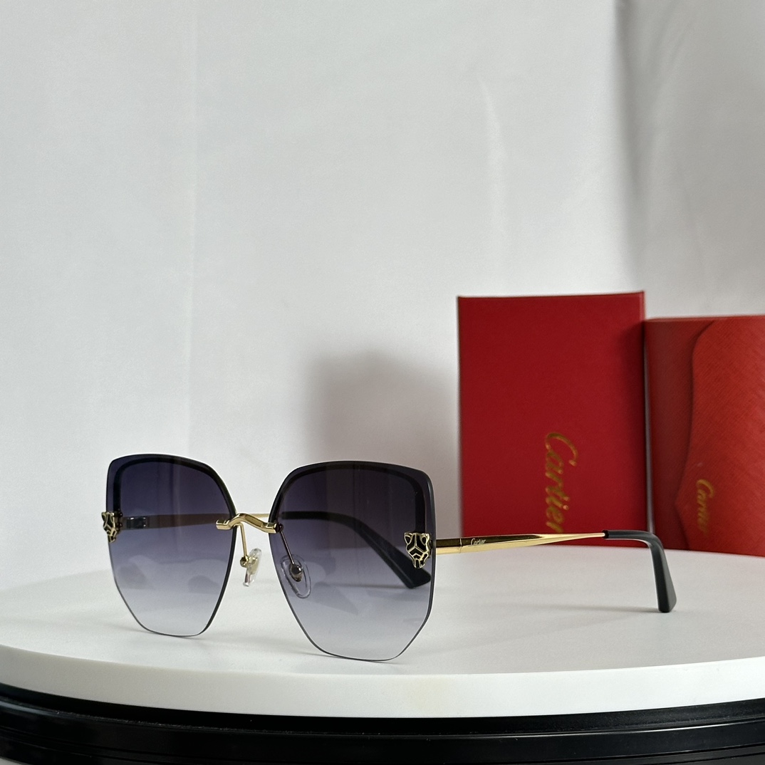 Cartier Panthère Logo Butterfly-frame Sunglasses     CT0432S - DopestKickz
