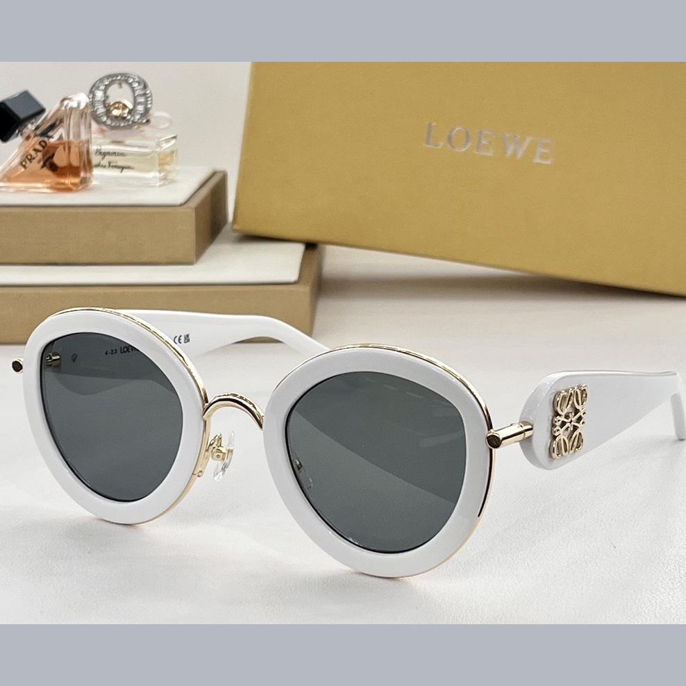 Loewe Metal Daisy Sunglasses In Acetate In Metal - DopestKickz