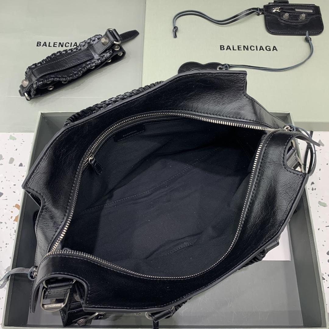 Balenciaga Neo Cagole City Handbag In Black  - DopestKickz