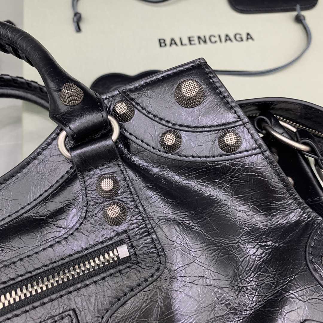 Balenciaga Neo Cagole City Handbag In Black  - DopestKickz