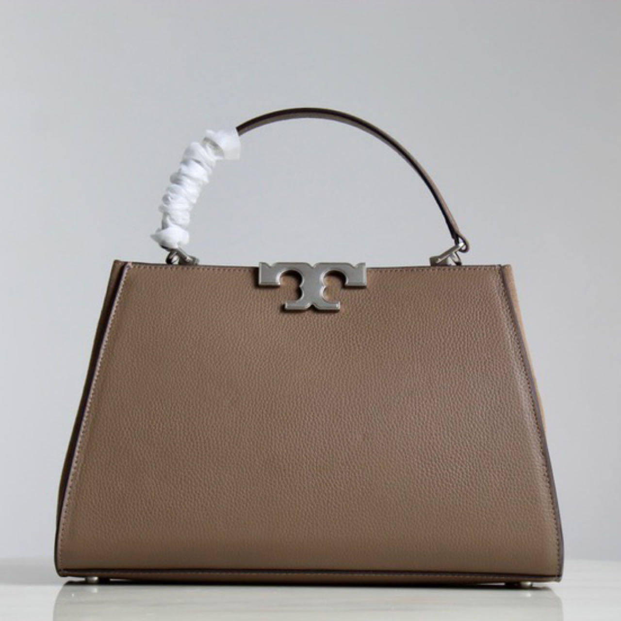 ToryBurch Eleanor Pebbled Satchel   32-2.8-21cm - DopestKickz