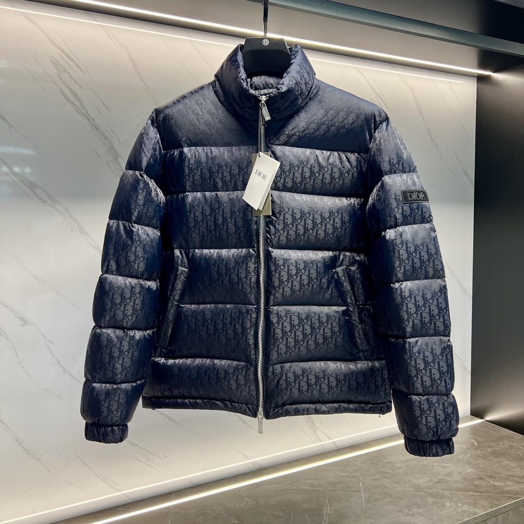 Dior Oblique Down Jacket - DopestKickz