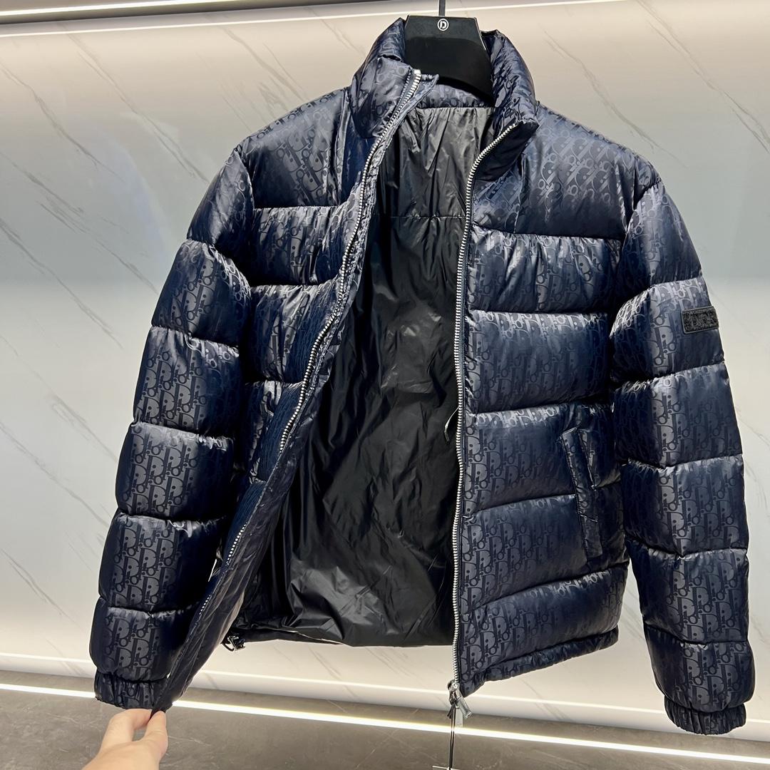 Dior Oblique Down Jacket - DopestKickz