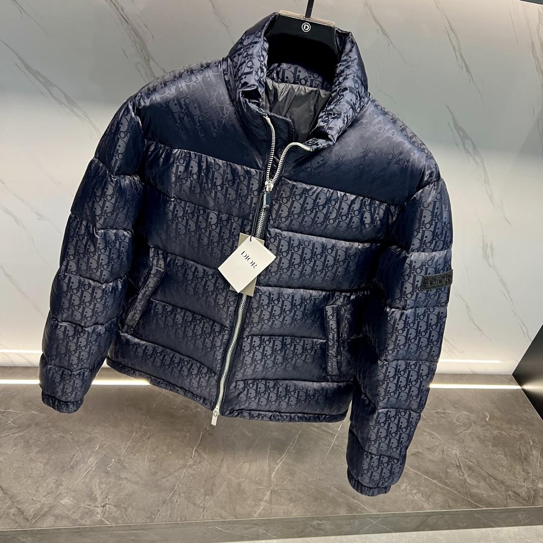Dior Oblique Down Jacket - DopestKickz