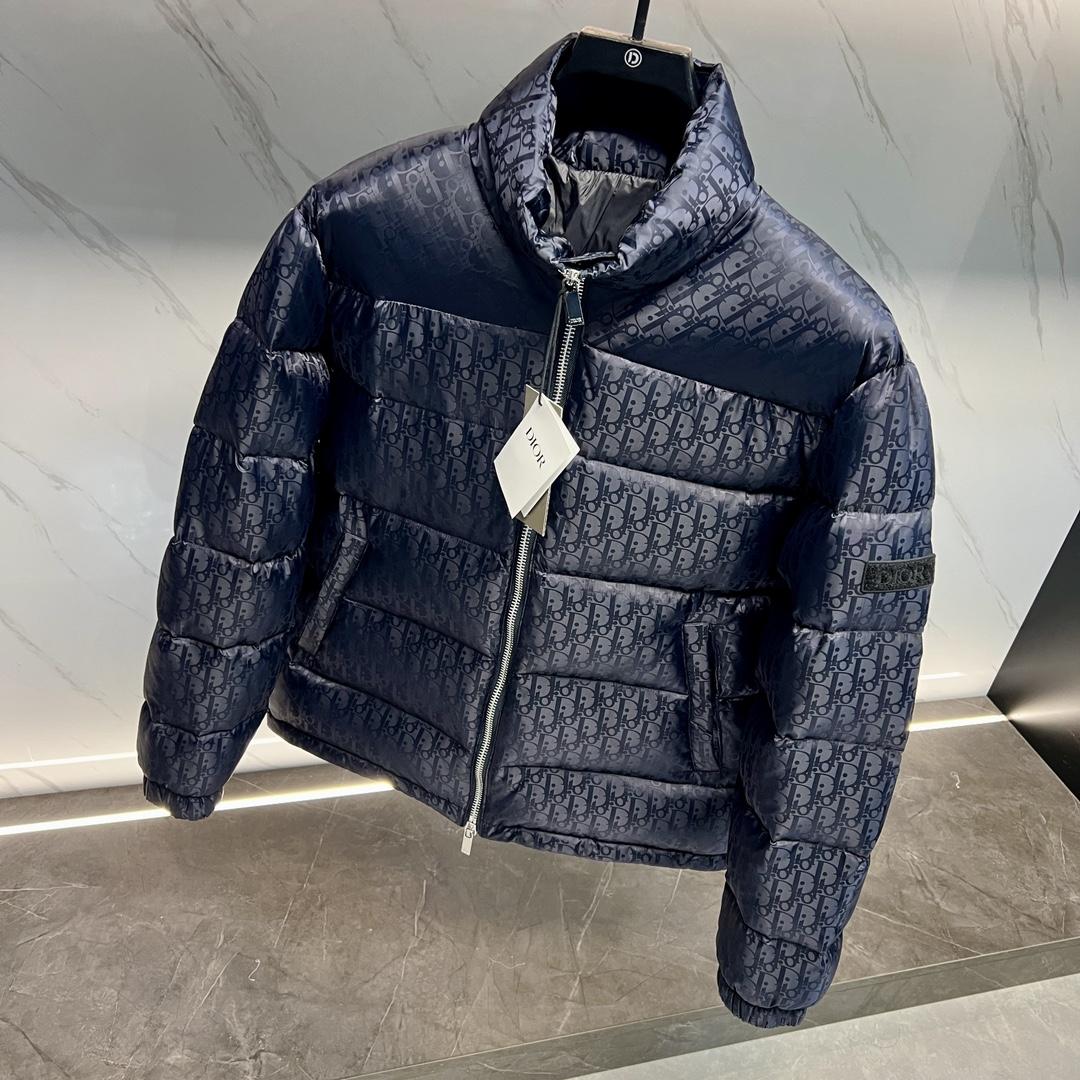 Dior Oblique Down Jacket - DopestKickz