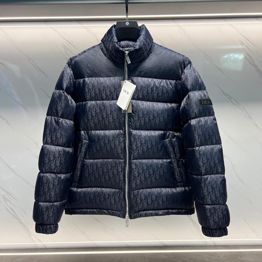 Dior Oblique Down Jacket - DopestKickz