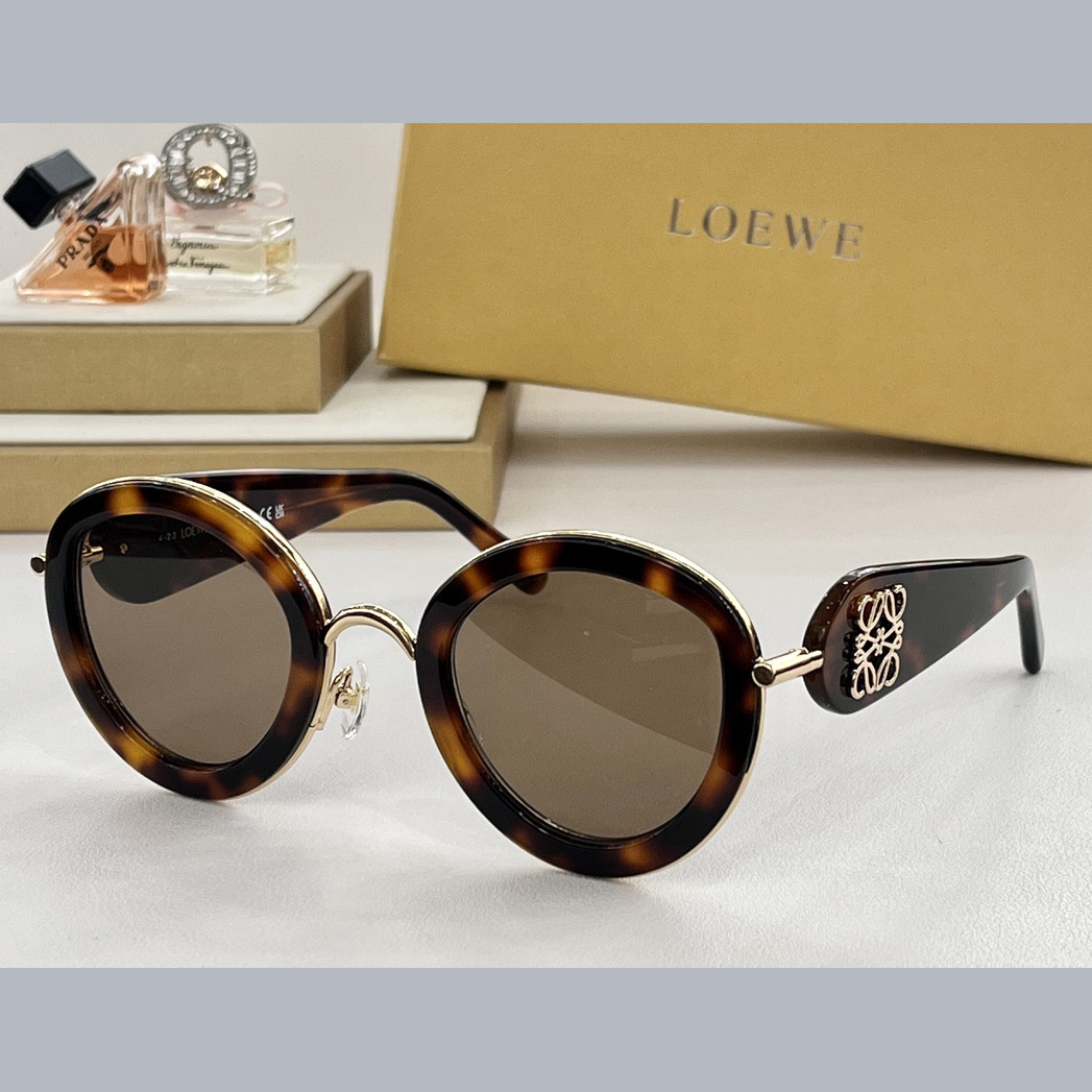 Loewe Metal Daisy Sunglasses In Acetate In Metal - DopestKickz