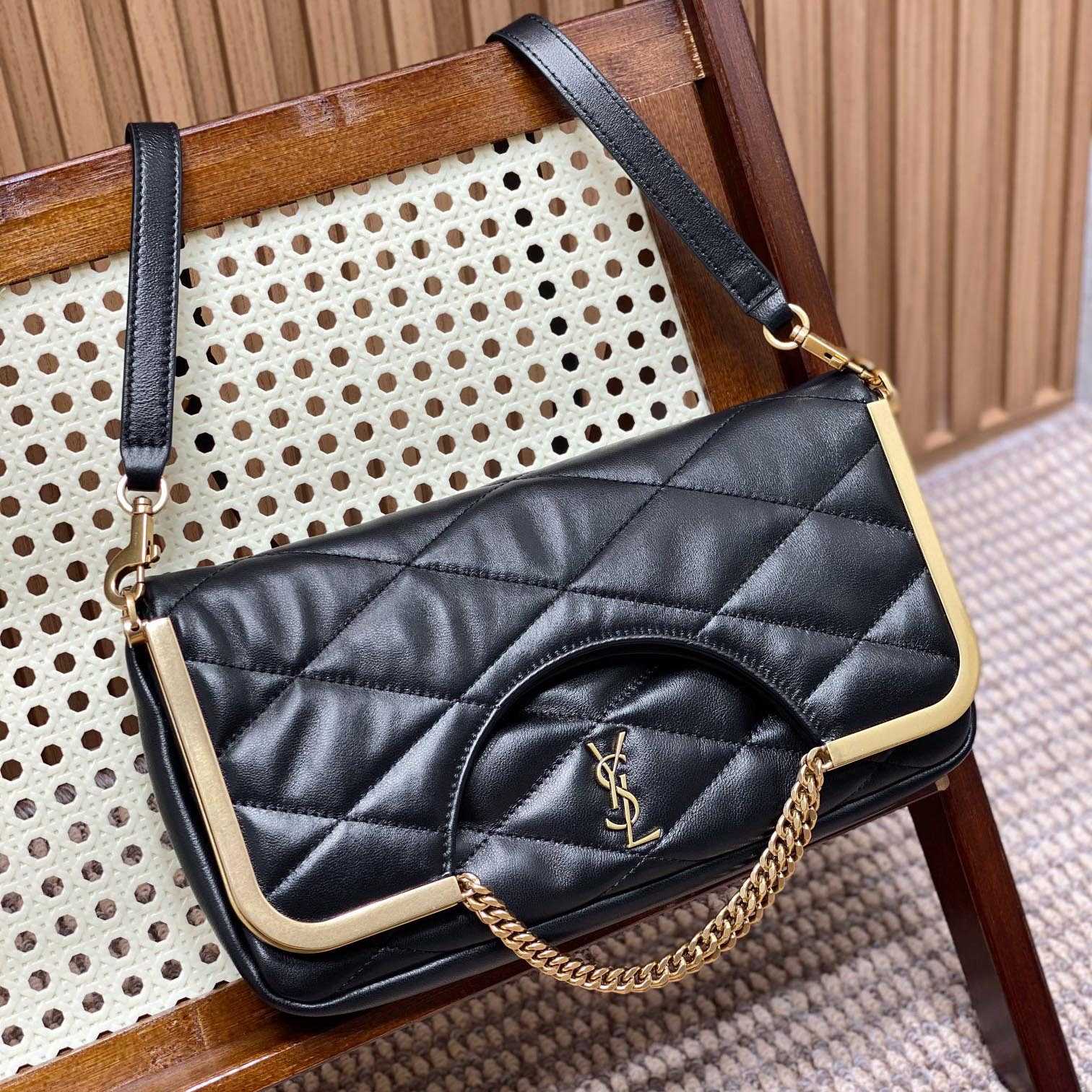 Saint Laurent 87 In Quilted Lambskin - DopestKickz