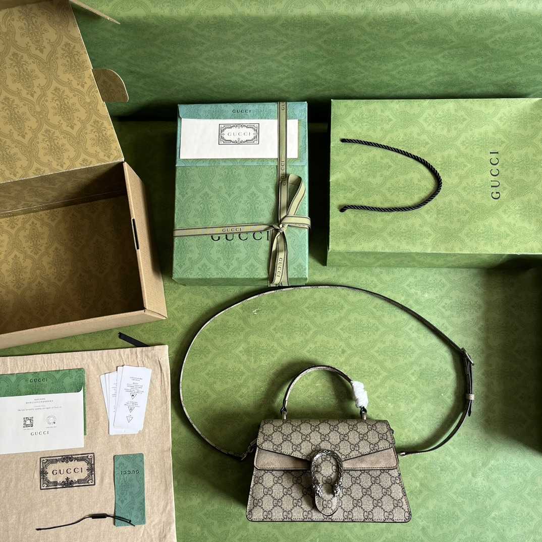 Gucci Small Dionysus Top Handle Bag - DopestKickz