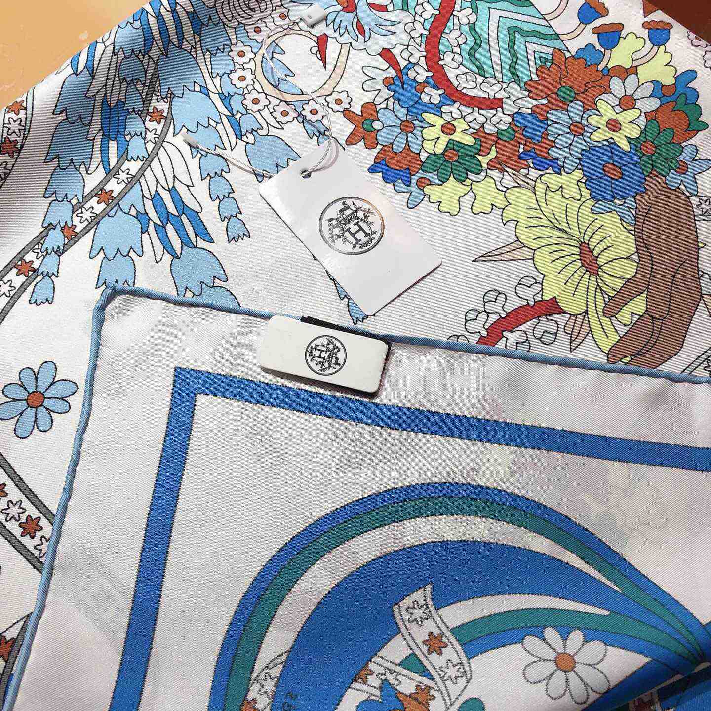 Hermes La Danse Du Printemps Scarf   90cm - DopestKickz