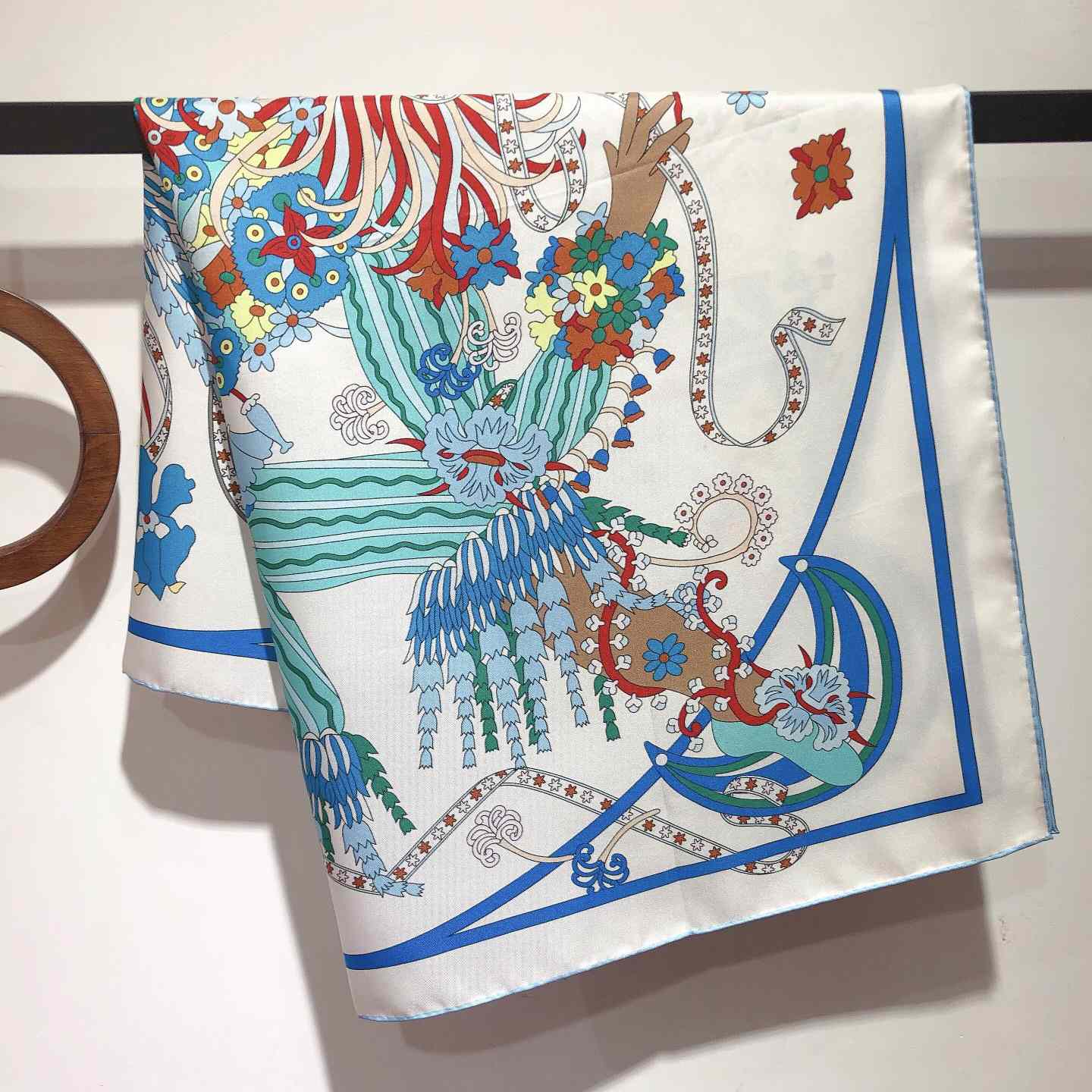 Hermes La Danse Du Printemps Scarf   90cm - DopestKickz
