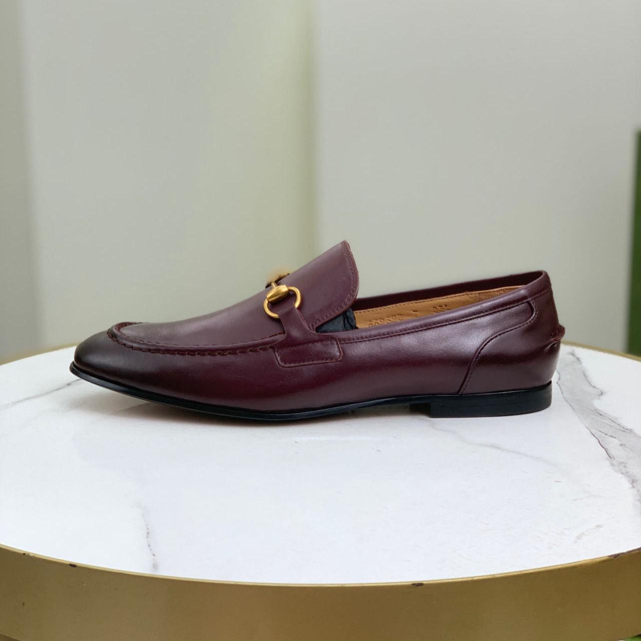Gucci Jordaan Leather Loafer - DopestKickz