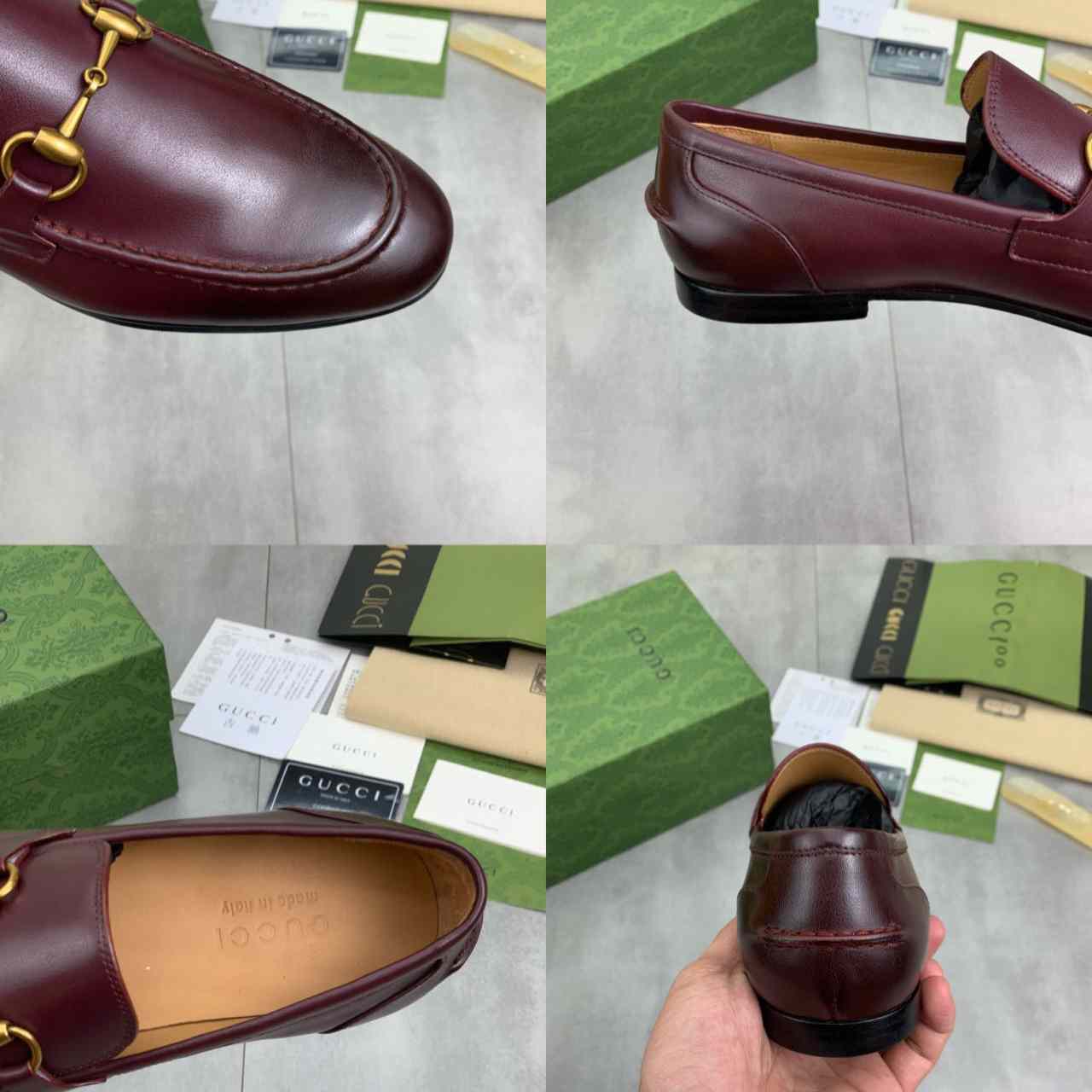 Gucci Jordaan Leather Loafer - DopestKickz