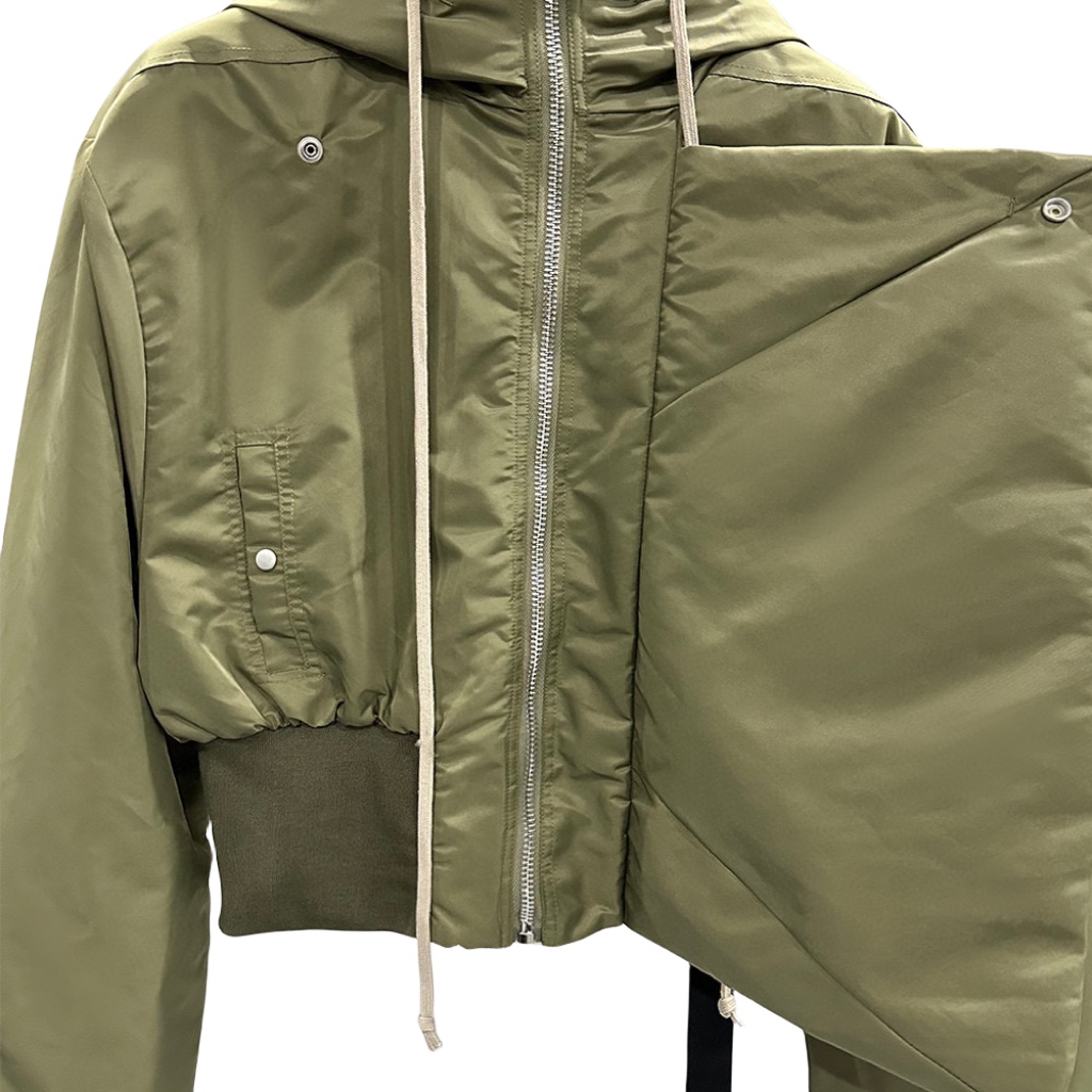 Rick Owens Drkshdw Extra-long Sleeve Parka Jacket - DopestKickz
