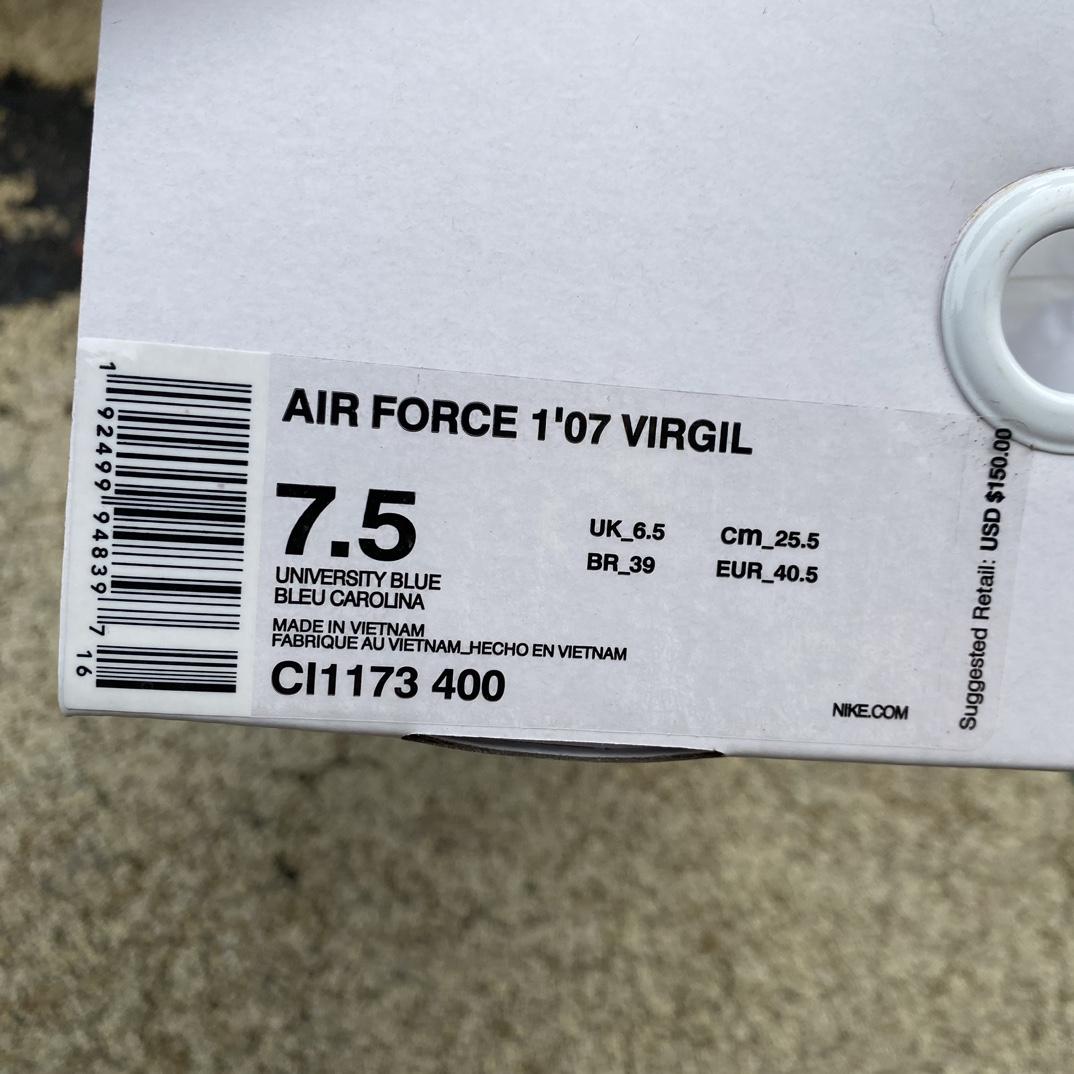 Off-White x Nike Air Force 1 '07 Sneaker     CI1173-400 - DopestKickz