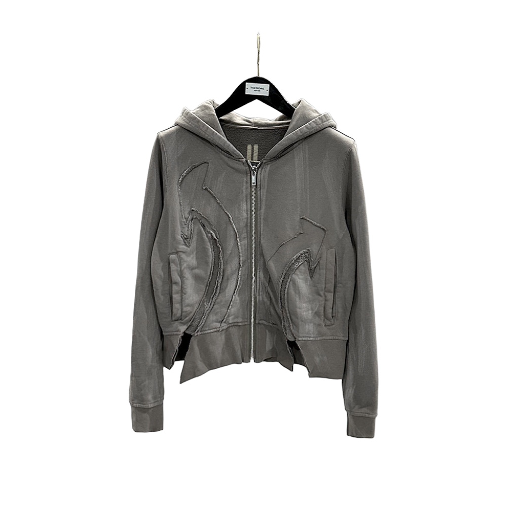 Rick Owens Drkshdw Cropped Zip-up Hoodie - DopestKickz
