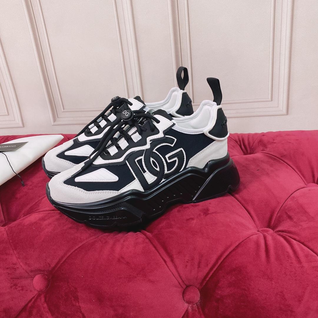 Dolce & Gabbana Mixed-materials Daymaster Sneakers - DopestKickz