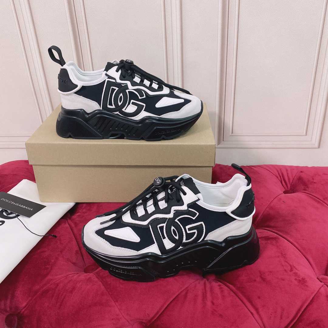 Dolce & Gabbana Mixed-materials Daymaster Sneakers - DopestKickz