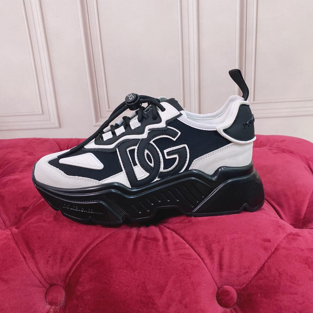 Dolce & Gabbana Mixed-materials Daymaster Sneakers - DopestKickz