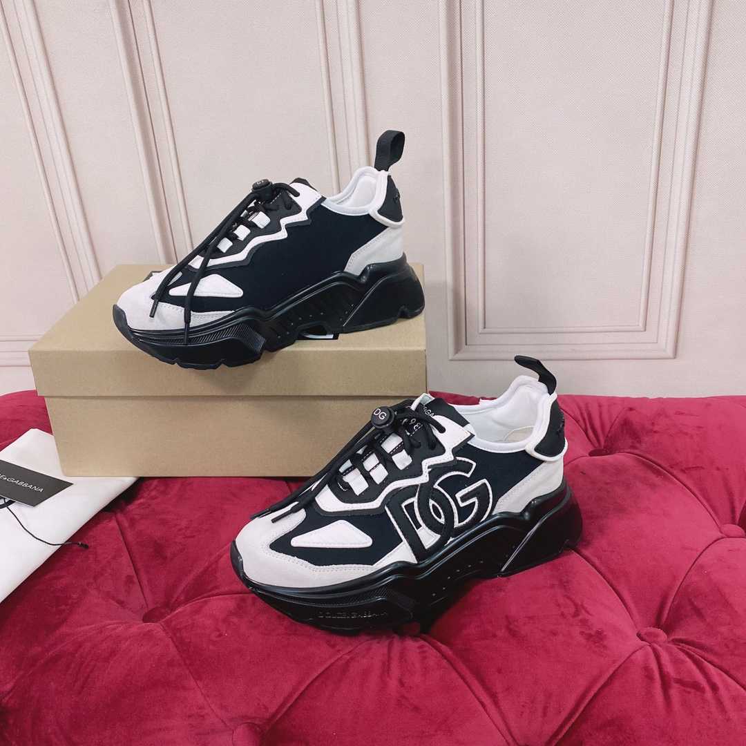 Dolce & Gabbana Mixed-materials Daymaster Sneakers - DopestKickz