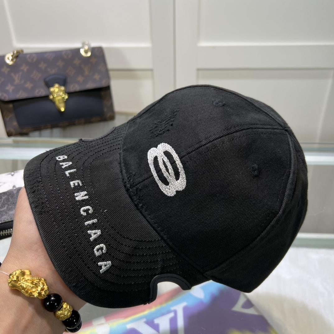 Balenciaga Unity Sports Icon Cap In Black - DopestKickz