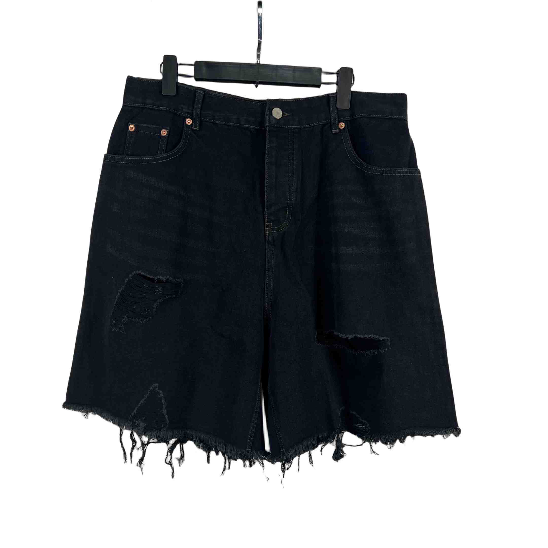 Balenciaga Denim Shorts - DopestKickz