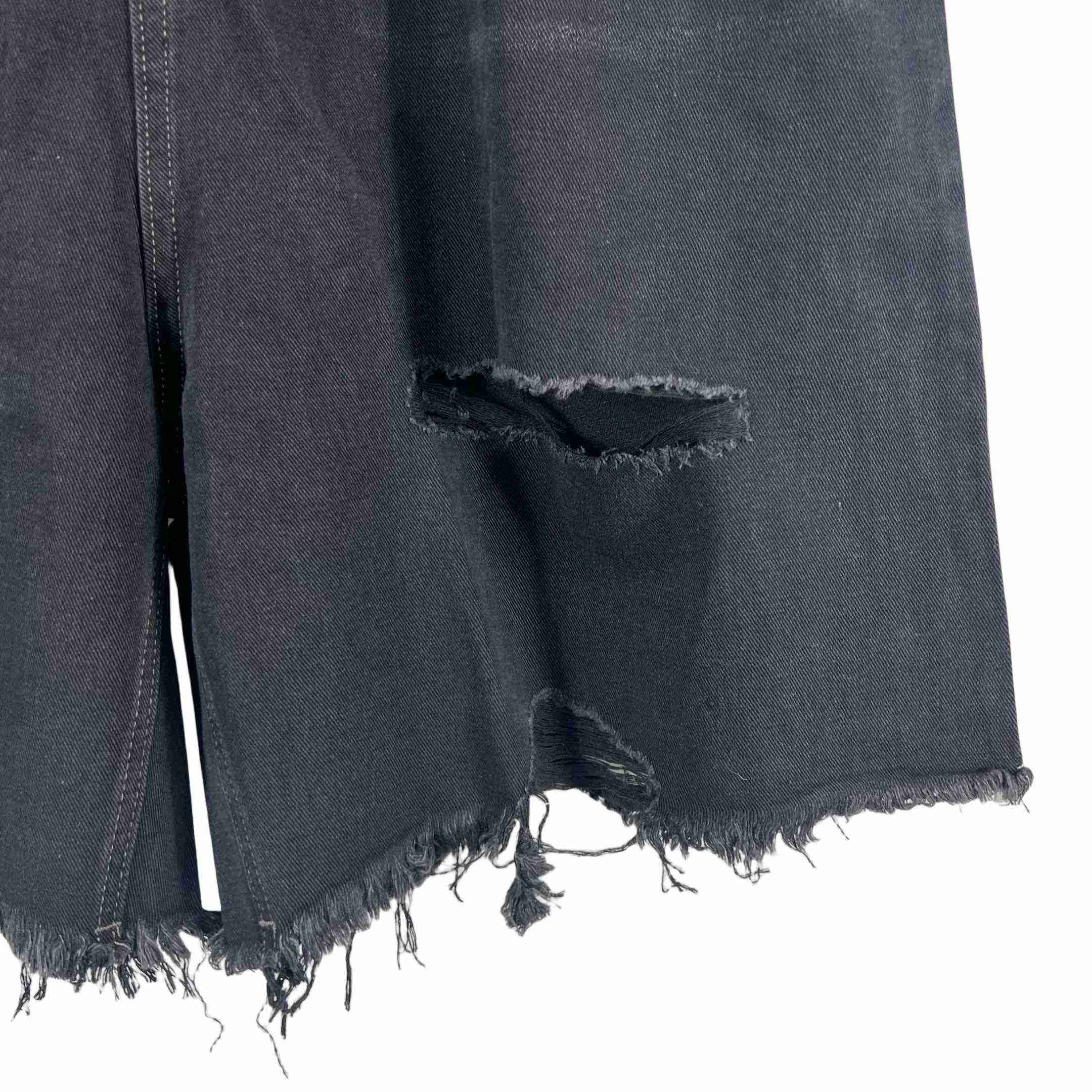 Balenciaga Denim Shorts - DopestKickz