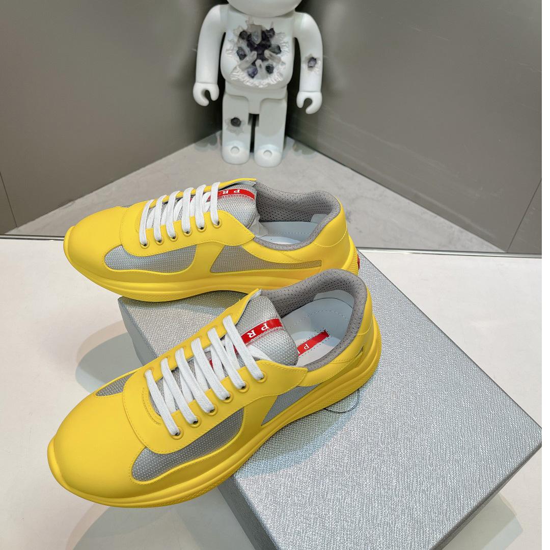 Prada America's Cup Soft Rubber And Bike Fabric Sneakers - DopestKickz