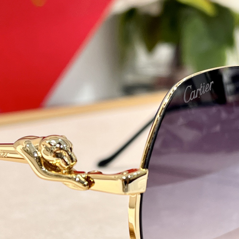 Cartier Geometric Frame Sunglasses     CT0267 - DopestKickz