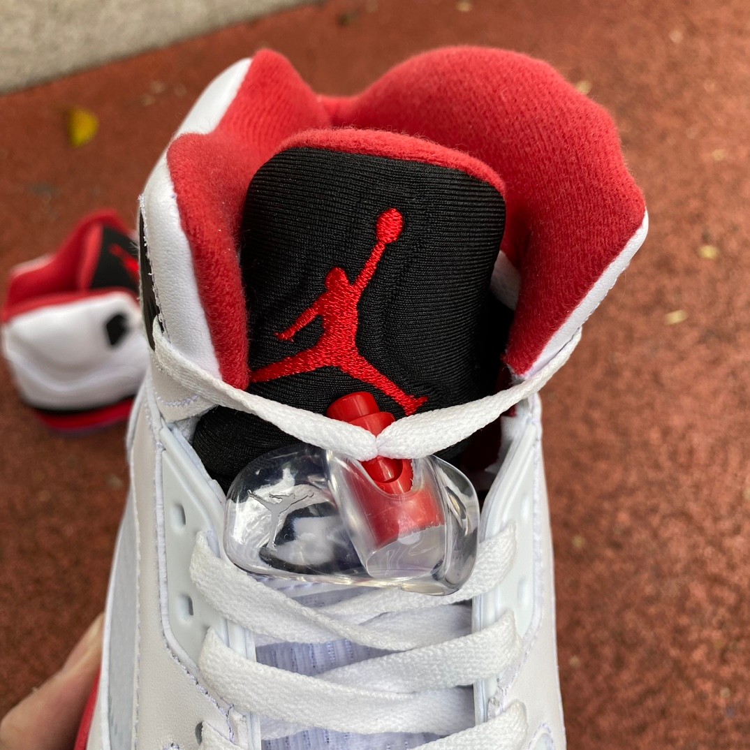 Air Jordan 5 Fire Red Sneakers     136027/440888-120 - DopestKickz