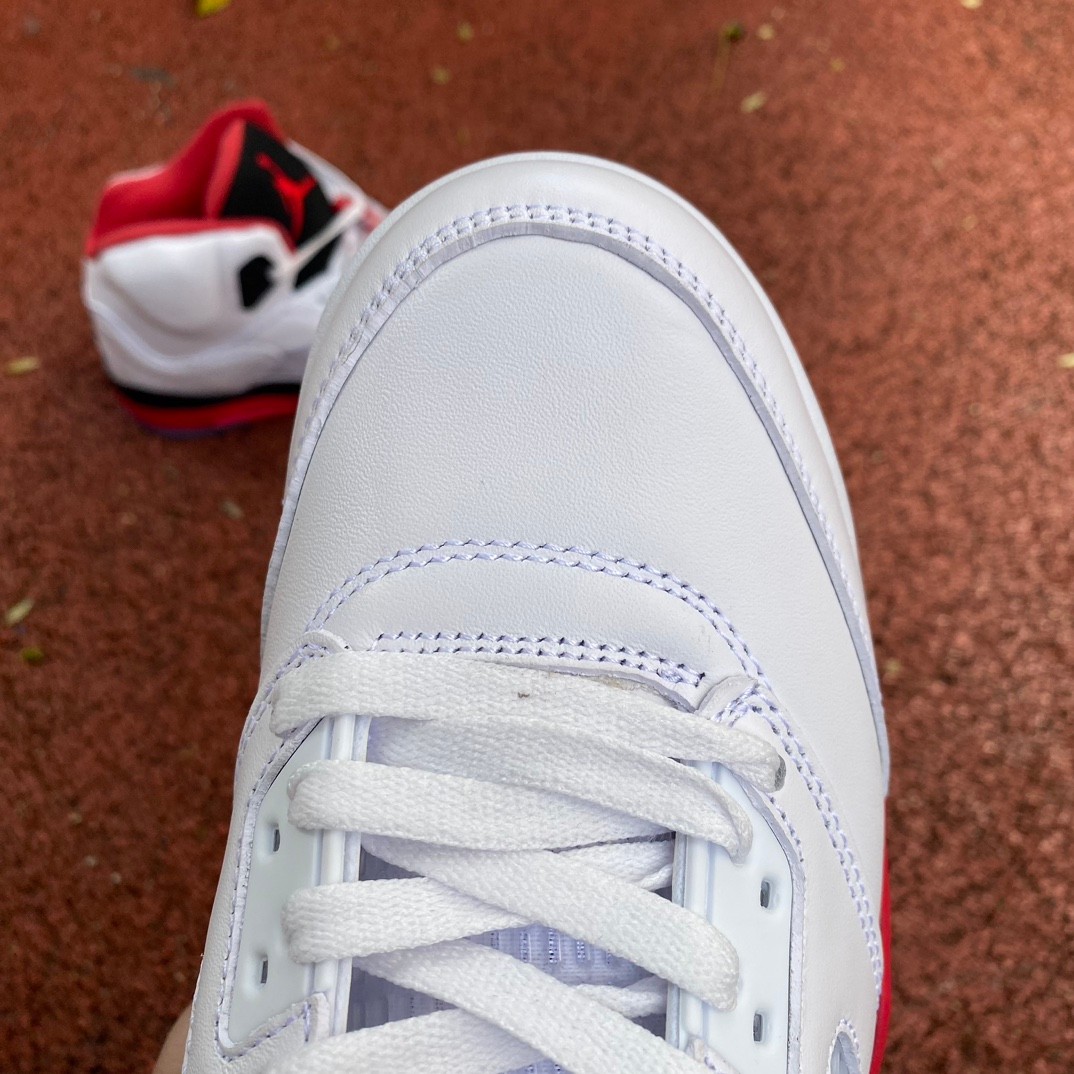 Air Jordan 5 Fire Red Sneakers     136027/440888-120 - DopestKickz