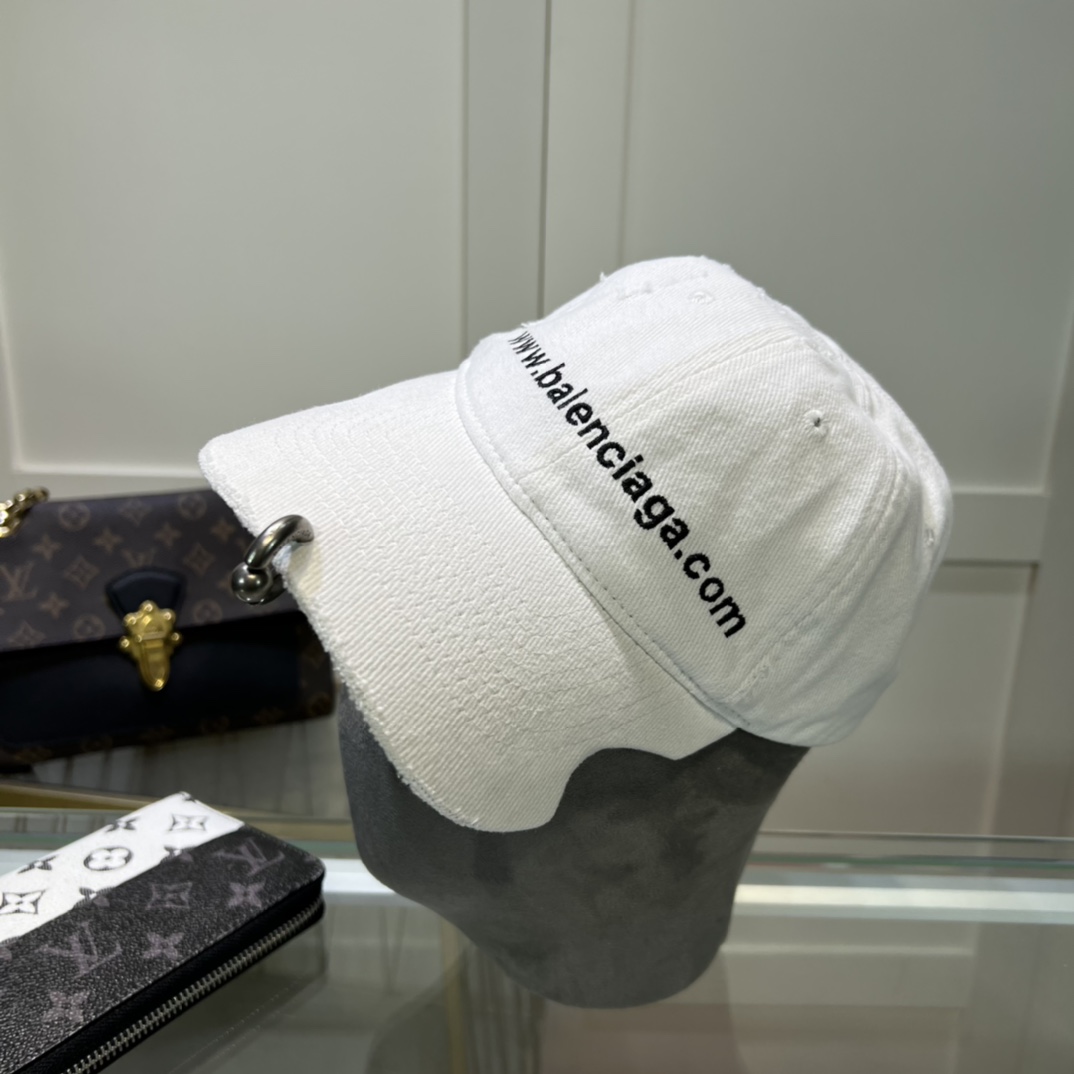 Balenciaga Embroidered-logo Six-panel Cap - DopestKickz