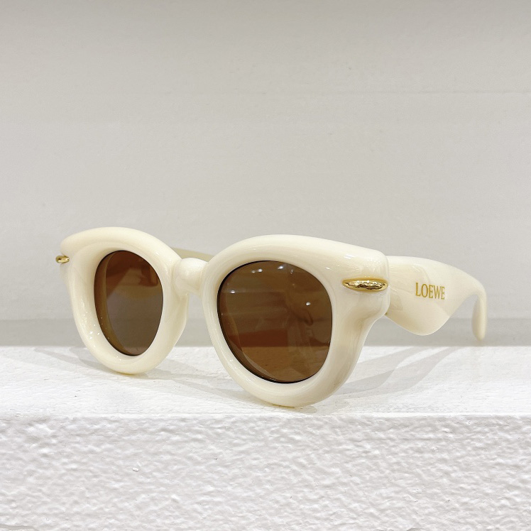 Loewe Inflated Round Sunglasses In Nylon - DopestKickz