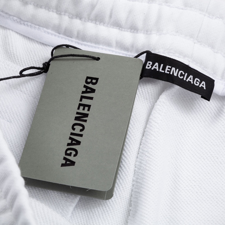 Balenciaga Logo Cotton Shorts - DopestKickz