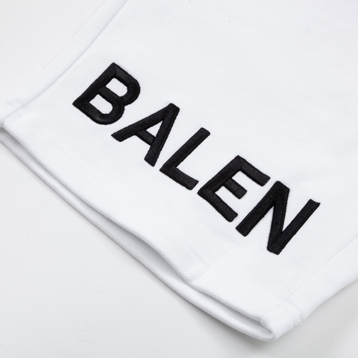 Balenciaga Logo Cotton Shorts - DopestKickz