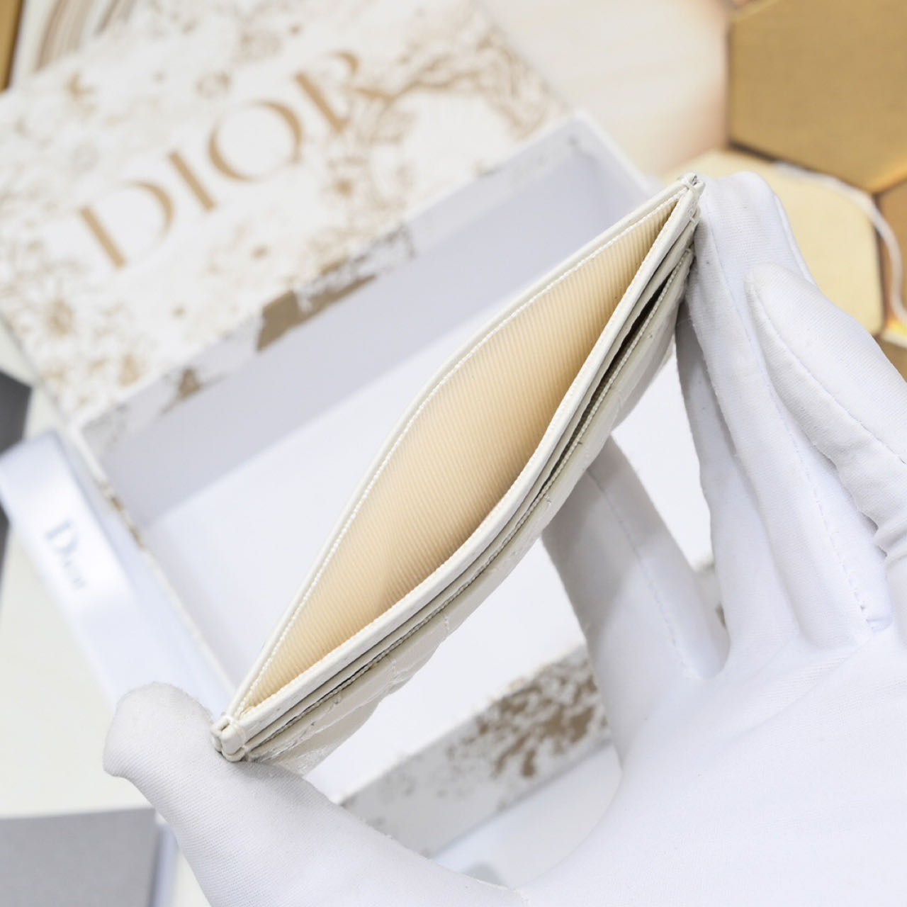 Dior Caro Five-Slot Card Holder   - DopestKickz