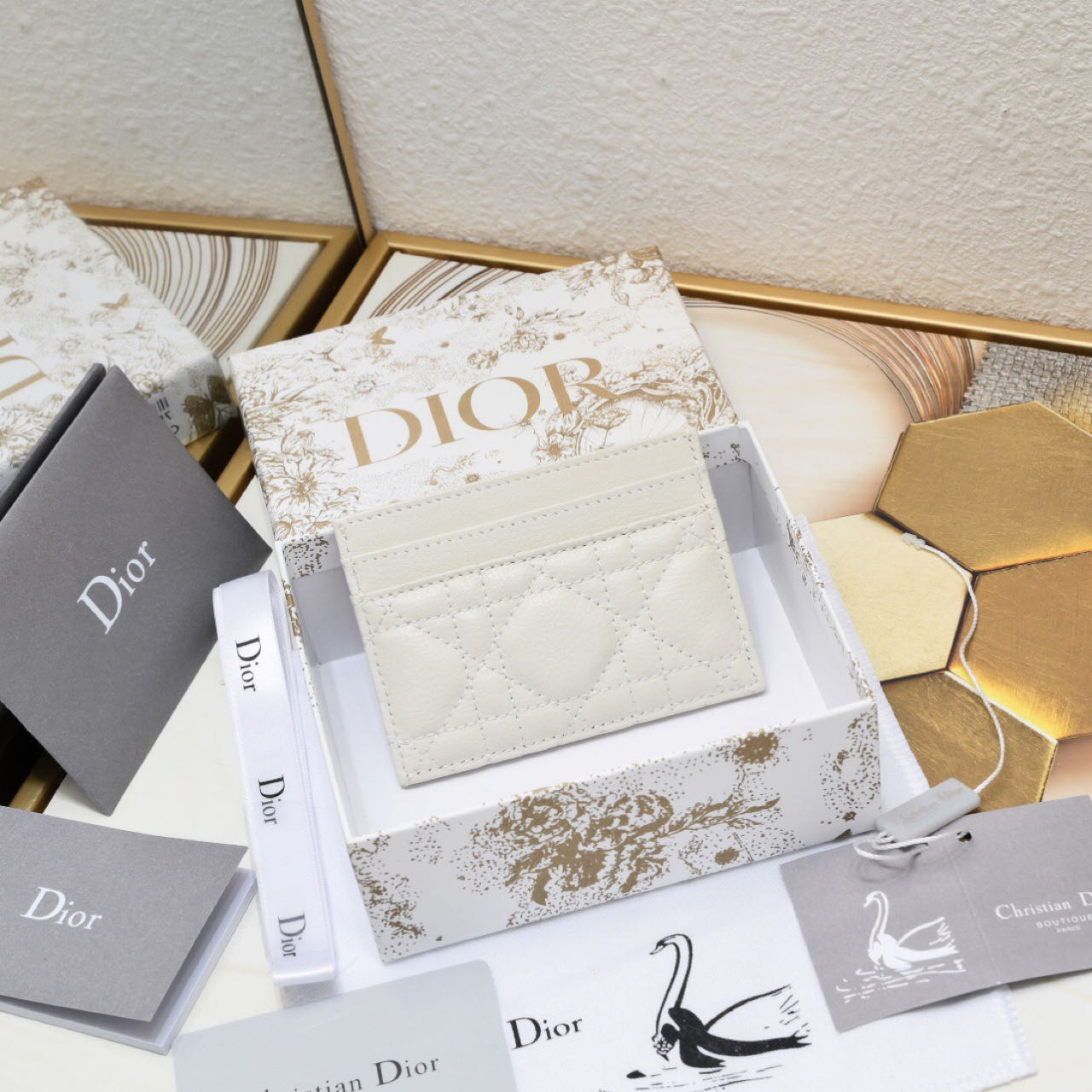 Dior Caro Five-Slot Card Holder   - DopestKickz